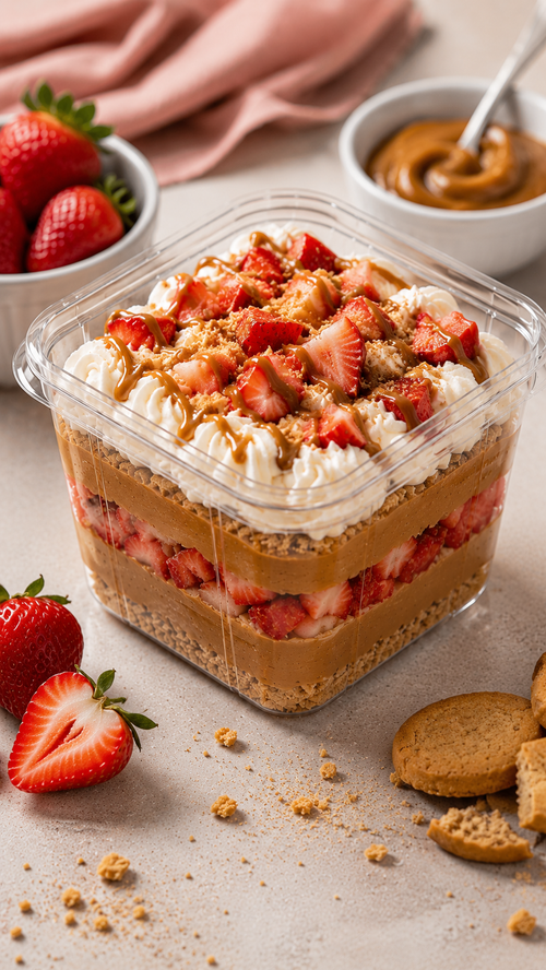 Cheesecake de Frutilla — postre en capas